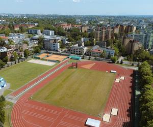 Stadion lekkoatletyczny w Sosnowcu po remoncie