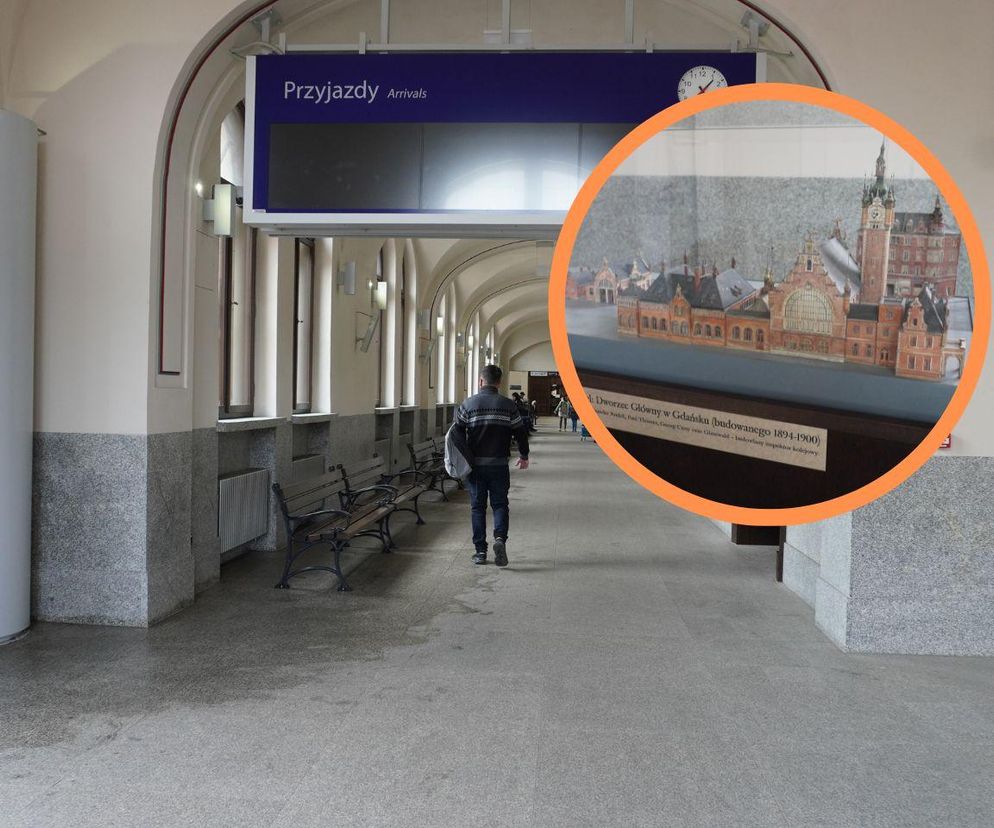 80-letnia makieta zdobi gdański dworzec. Tak wyglądał on przed wojną! [ZDJĘCIA]