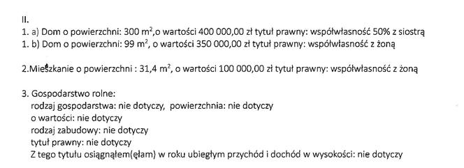 Oświadczenie majątkowe prezydenta Katowic