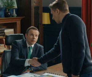 Barwy szczęścia, odcinek 3197. Bruno (Lesław Żurek), Tomasz (Jakub Sokołowski)