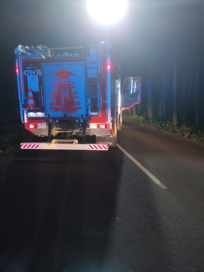 Wypadek w gminie Wojcieszków