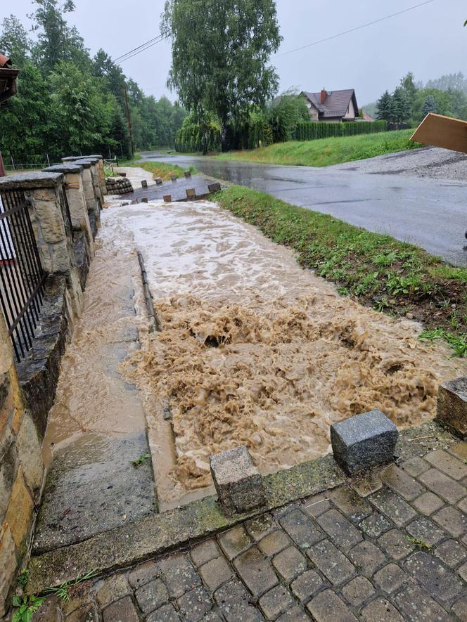 Interwencje strażaków OSP po wtorkowej ulewie