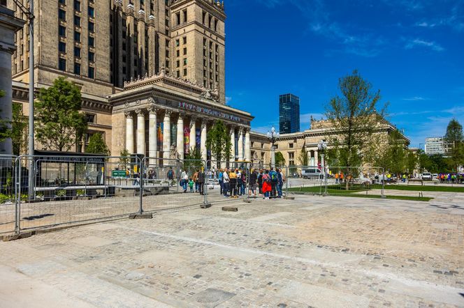 Plac Centralny Warszawa, sierpień 2025