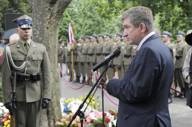 Pogrzeb Szymona Szurmieja Jerzy Wenderlich