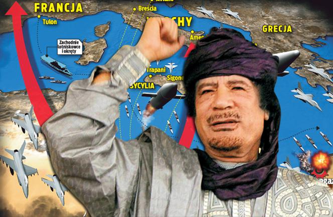 Kaddafi zaatakuje Europę
