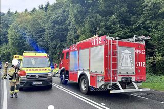 Śmiertelny wypadek w Witowicach Dolnych na DK 75. Nie żyje jedna osoba