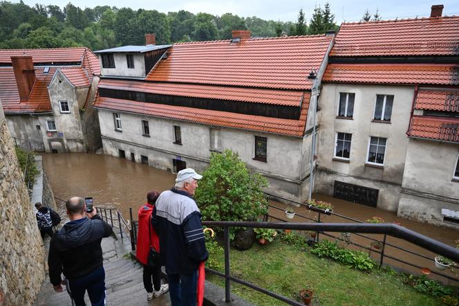 Bystrzyca Kłodzka. Zalane tereny