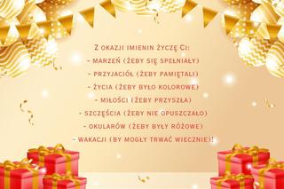 życzenia imieninowe