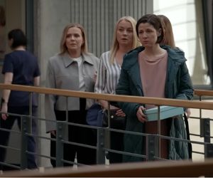 Pierwsza miłość odc. 4043. Kinga (Aleksandra Zienkiewicz), Marysia (Aneta Zając), Emilka (Anna Ilczuk)