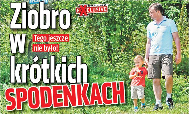 Ziobro w krótkich spodenkach