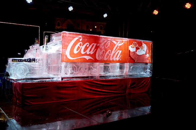 Ciężarówki Coca - coli w Lublinie