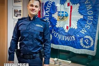 Policjant uratował życie przechodnia