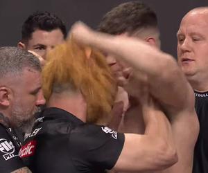 Rękoczyny na ważeniu przed FAME MMA 18! Daro Lew dał się zaskoczyć Natanowi, interweniowała ochrona