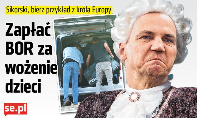 Zapłać BOR za wożenie dzieci