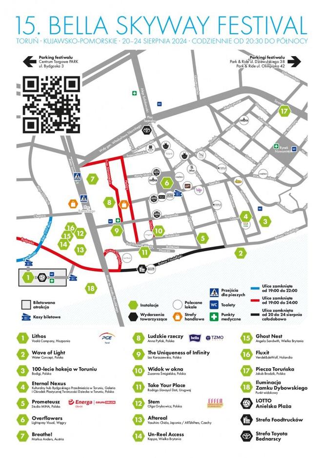 Bella Skyway Festival 2024 w Toruniu: Plan imprezy