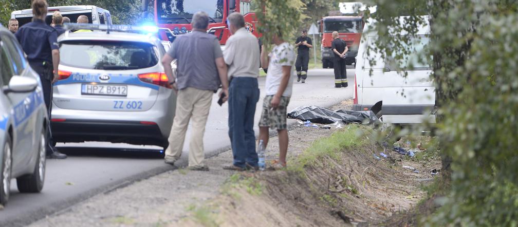 Śmiertelny wypadek na drodze w okolicach miejscowości Psucin 