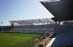 Zachodnia trybuna stadionu w Szczecinie już zadaszona