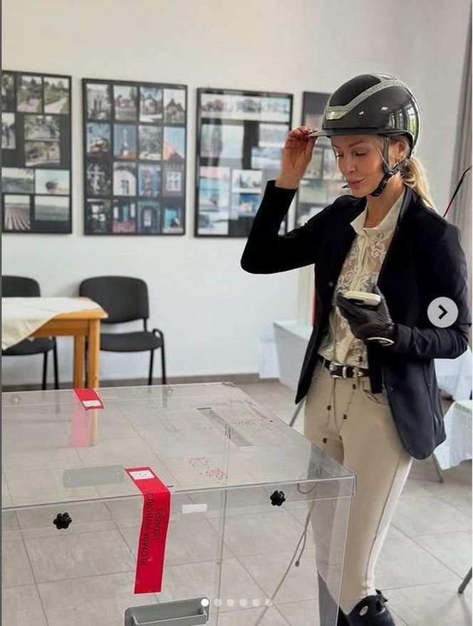 Wybory Prezydenckie 2025: Tak głosują gwiazdy w drugiej turze! Agnieszka Woźniak-Starak