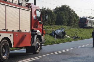 Wypadek na przejeździe kolejowym pod Będzinem