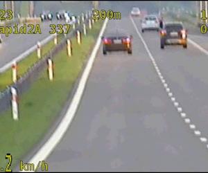 Pirat drogowy na ekspresówce. Pędził prawie 250 km/h 