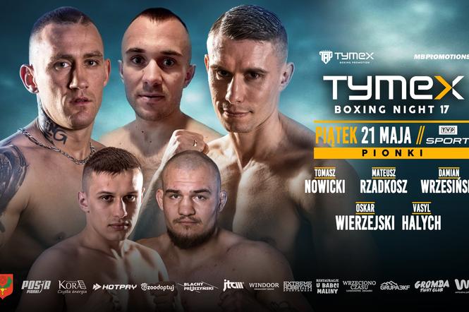 Plakat gali Tymex Boxing Night 17