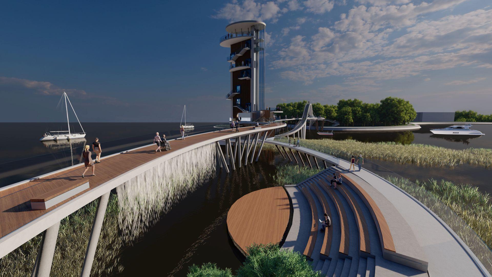 Konkurs na projekt kładki i wieży widokowej w Augustowie: wyniki