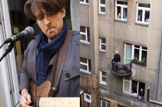 Warszawa jak Neapol: Gitarzysta daje CODZIENNE koncerty na swoim balkonie!