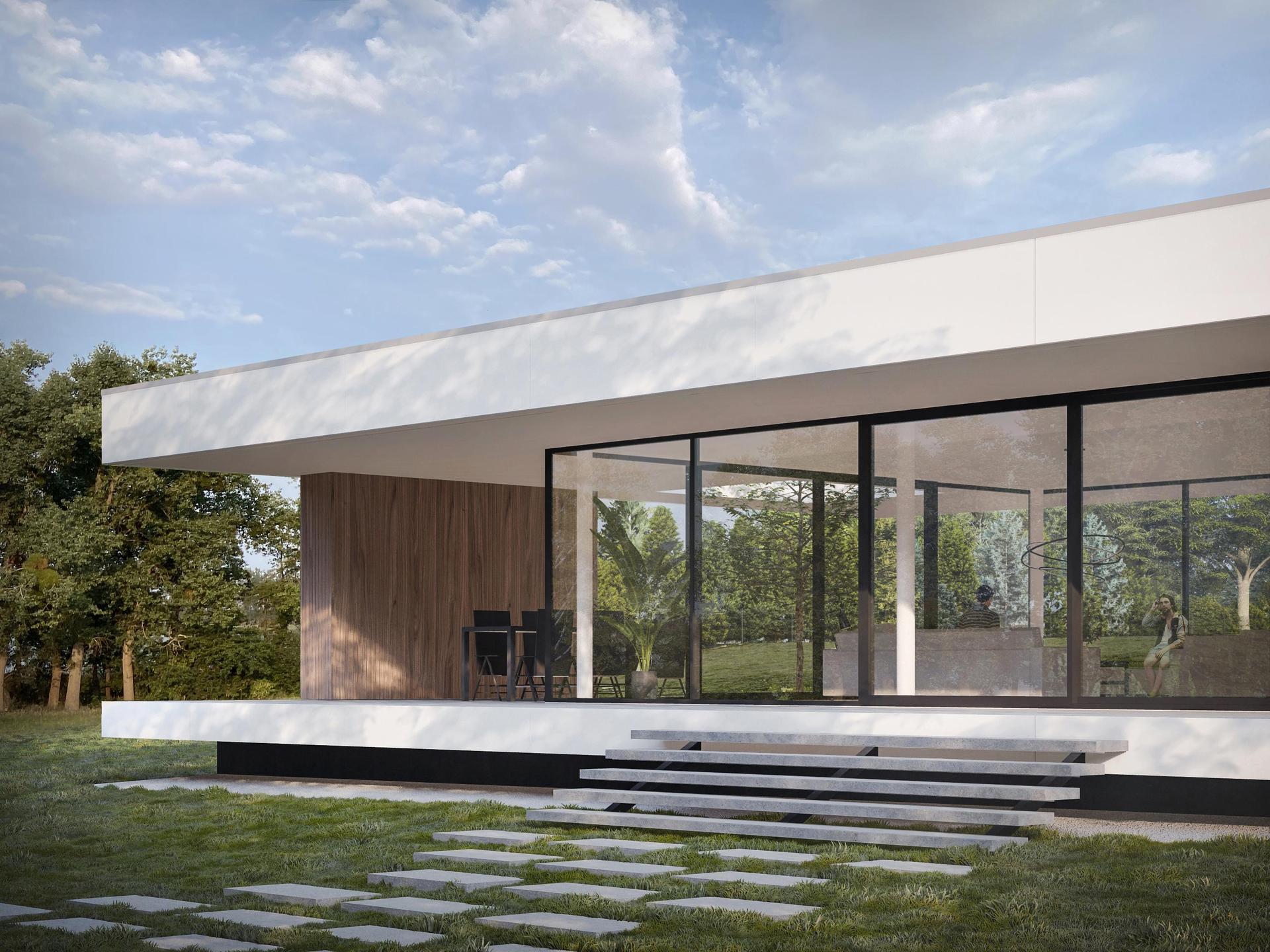 Dom horyzontalny AMJ Studio