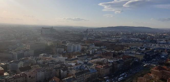 Niesamowita panorama Krakowa ze szczytu Szkieletora!