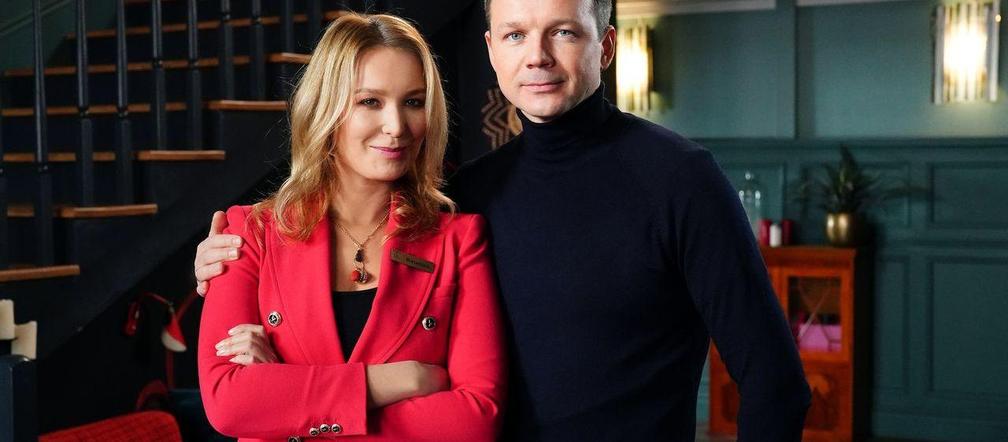 Barwy szczęścia odc. 2824. Bruno (Lesław Żurek), Karolina (Marta Dąbrowska)