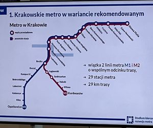 Kraków pokazał pierwszą linię metra