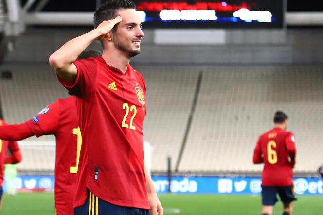 Pablo Sarabia zdobył jedyną bramkę dla Hiszpanii w meczu z Grecją (1:0).