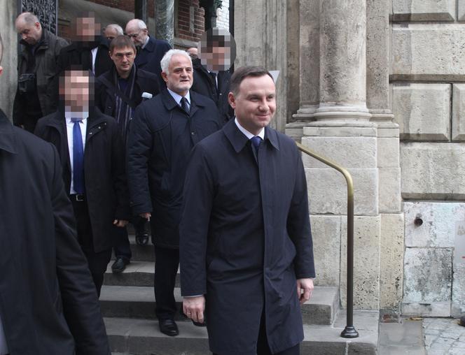 Prezydent Duda i Marta Kaczyńska na Wawelu