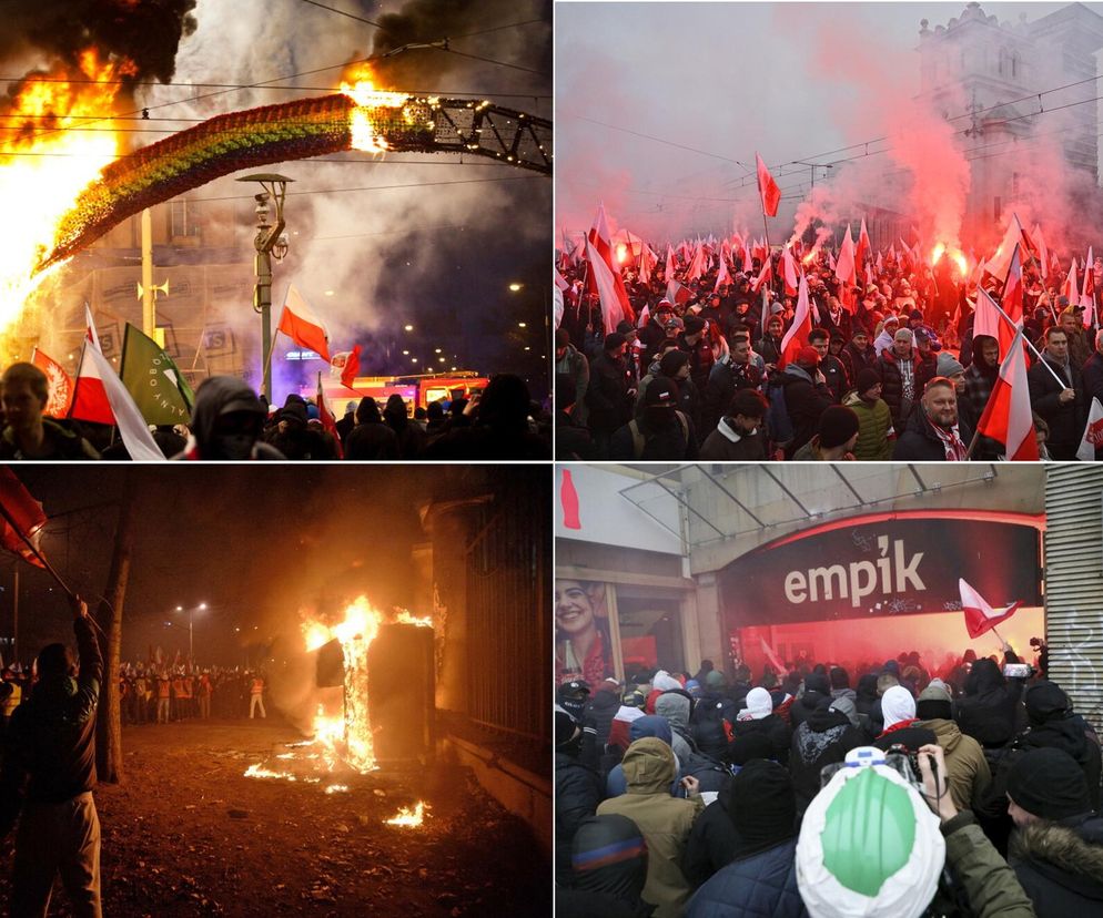 Największe zadymy na Marszu Niepodległości