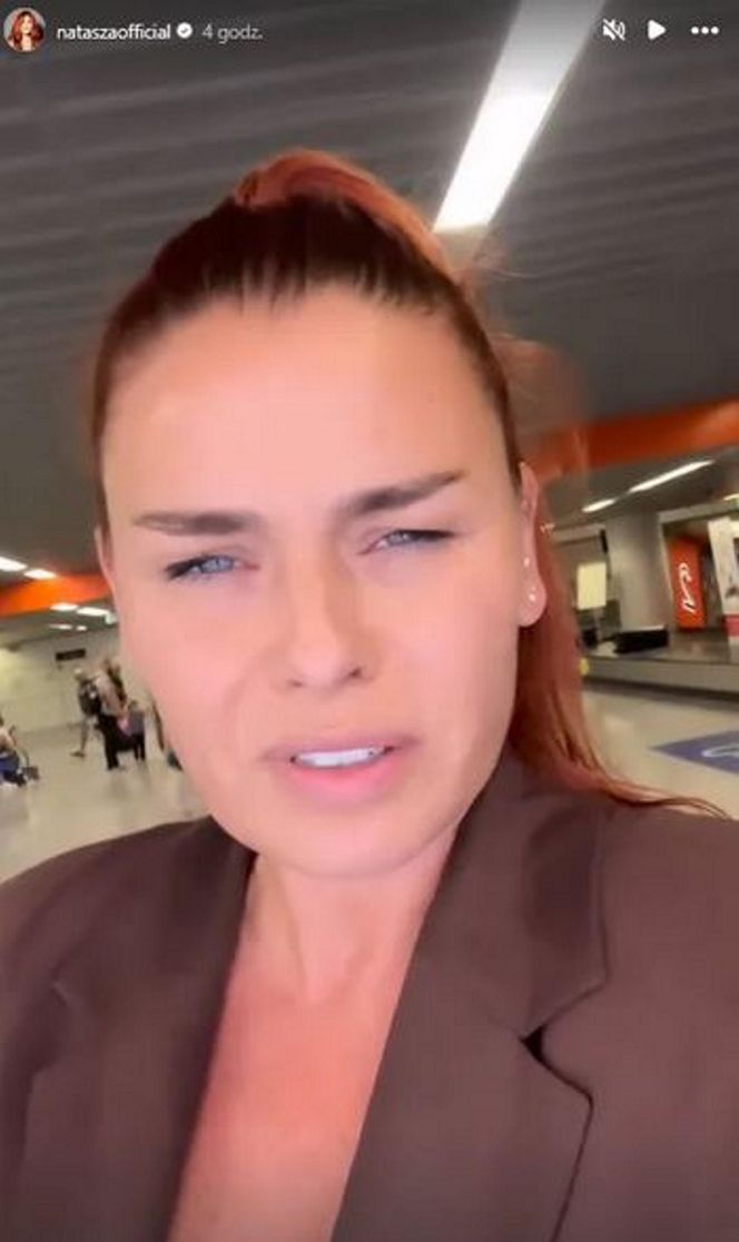 Natasza Urbańska zemdlała w samolocie