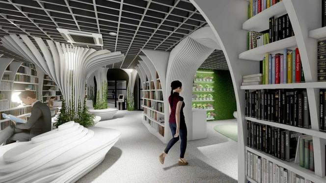 Metroteka, czyli podziemna biblioteka przy stacji metra Kondratowicza