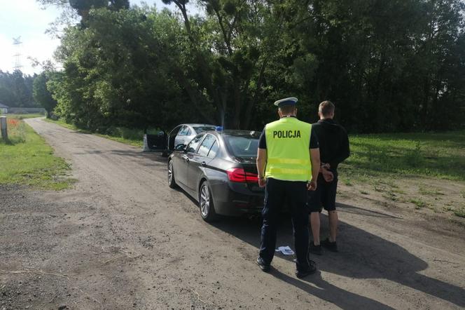 Skuteczny pościg grudziądzkich policjantów. Zatrzymany mężczyzna wiózł narkotyki 