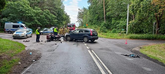 Tragiczny finał wypadku motocyklisty. Nie żyje 52-latek