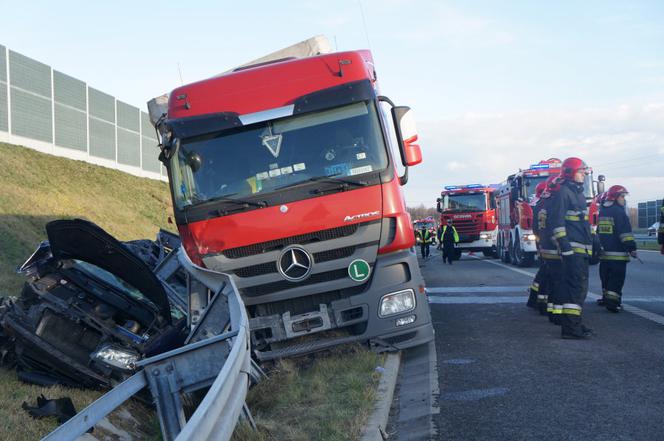 Wypadek w Bytomiu na A1