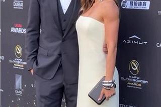 Anna Lewandowska w sukni polskiej marki