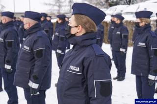 Nowi policjanci na Warmii i Mazurach. Ślubowało aż 80 funkcjonariuszy [ZDJĘCIA]