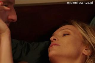	M jak miłość nowy sezon po wakacjach. Dorota Kawecka (Iwona Rejzner), Bartek (Arkadiusz Smoleński)