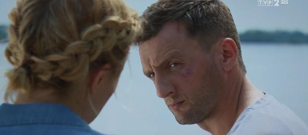 M jak miłość odc. 1409. Bartek (Arkadiusz Smoleński), Ula (Iga Krefft)