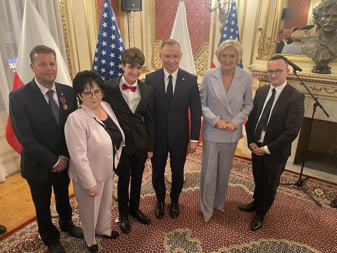 Prezydent Duda odznaczył zasłużonych w NY