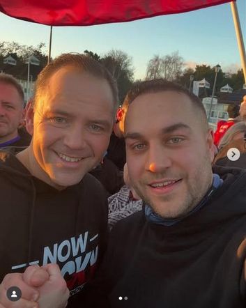 Karol Nawrocki i Adrian Domalewski