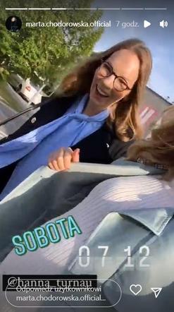 M jak miłość na planie. Julia (Marta Chodorowska), Sylwia (Hanna Turnau)
