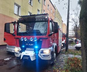 Pożar przy Żeromskiego w Starachowicach