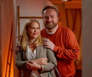 Przyjaciółki. Anka (Magdalena Stużyńska), Paweł (Bartłomiej Kasprzykowski)