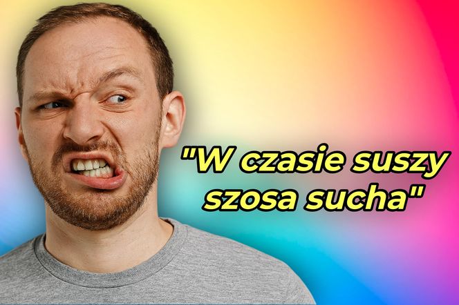 W czasie suszy szosa sucha