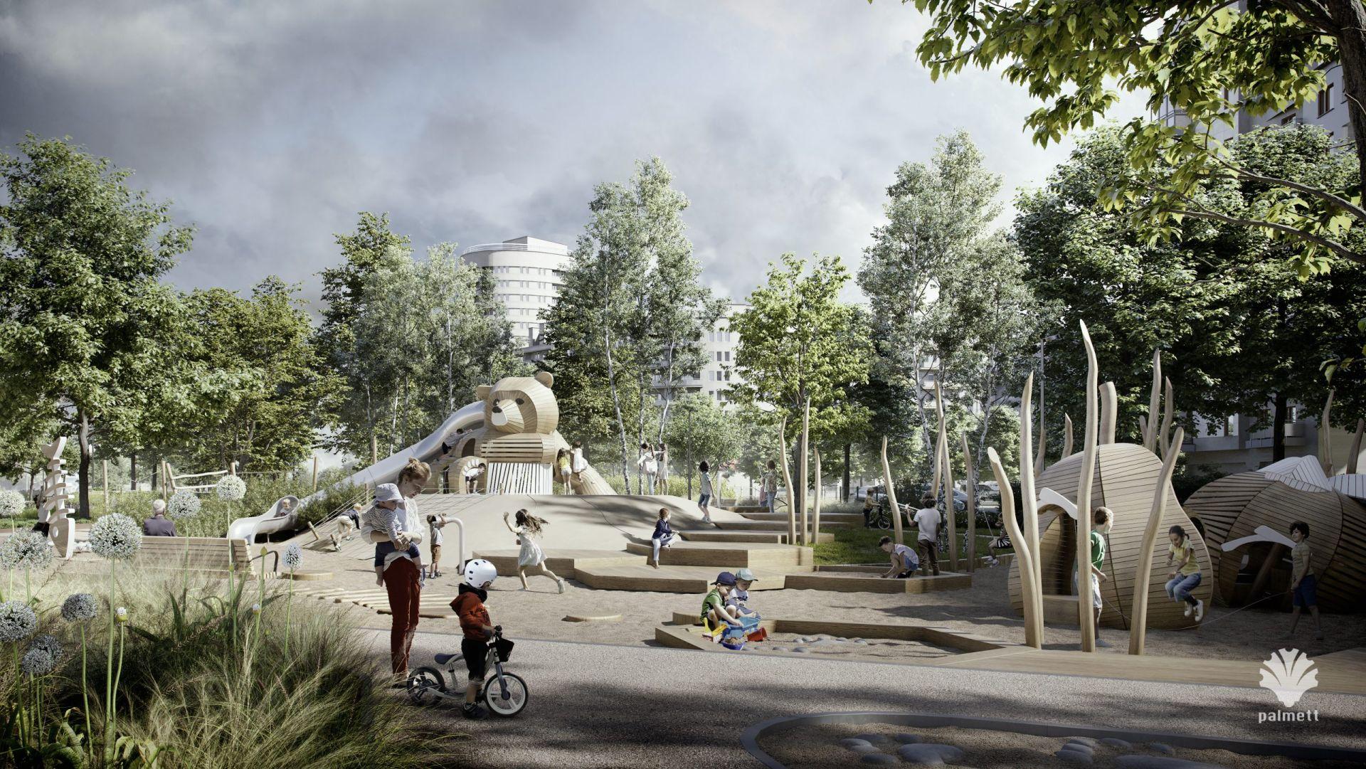 Nowy park linearny na warszawskim Ursynowie